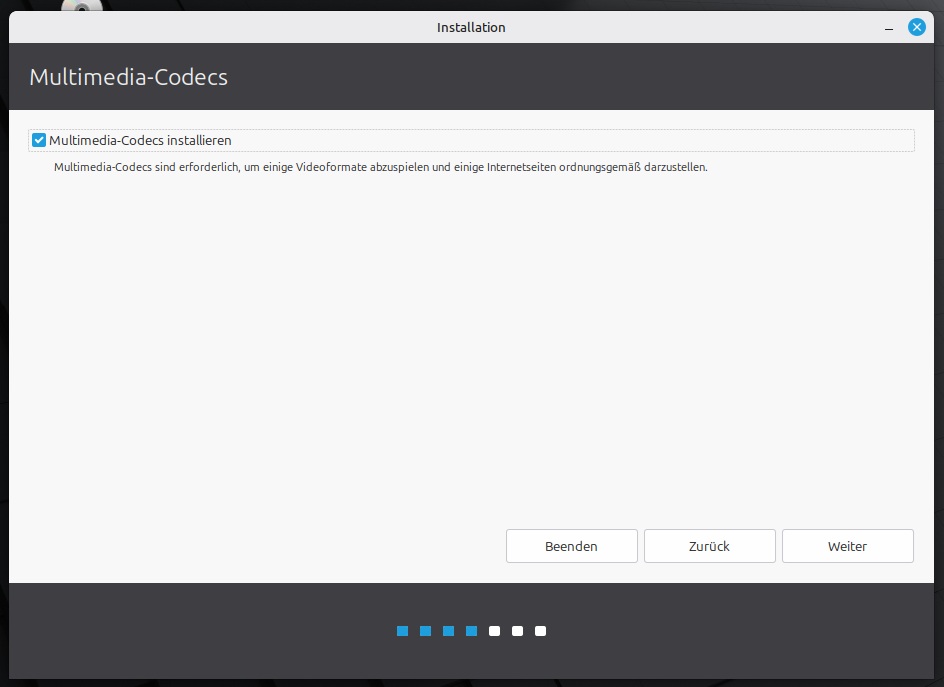 Multimedia Codecs installieren InstMMC