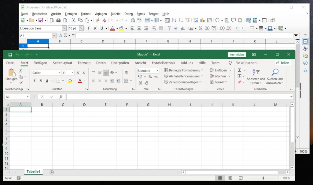 Microsoft Excel vs. LibreOffice Calc Office_Calc-1024x607