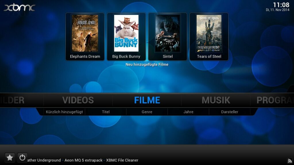 XBMC Oberfläche xbmc-1024x576